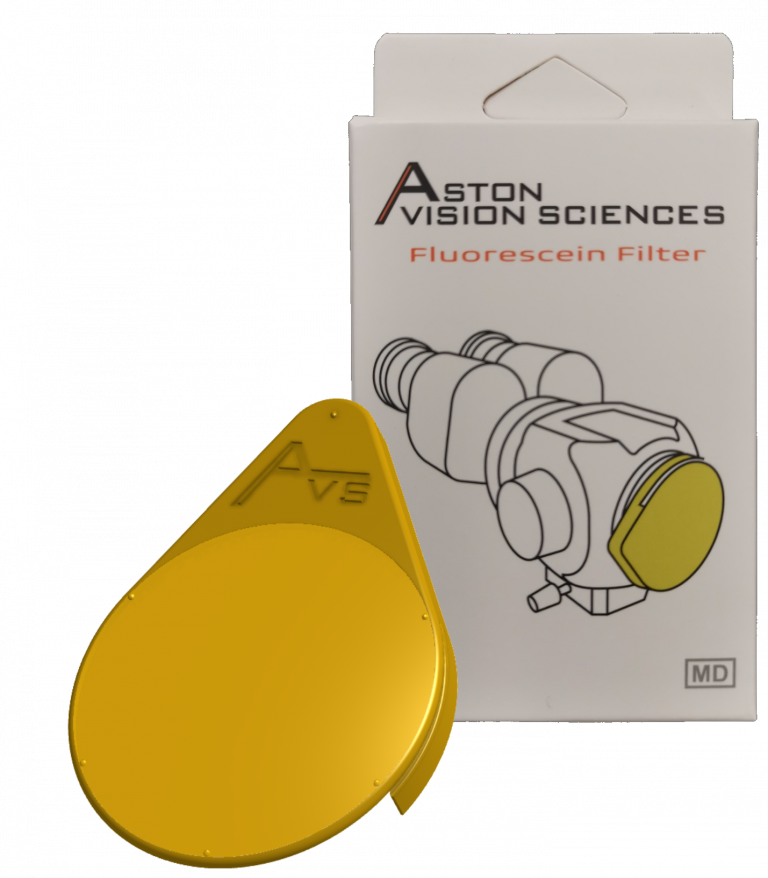 High-resolution clip on fluorescein wratten filter for ophthalmology imaging—enhancing vision for patients