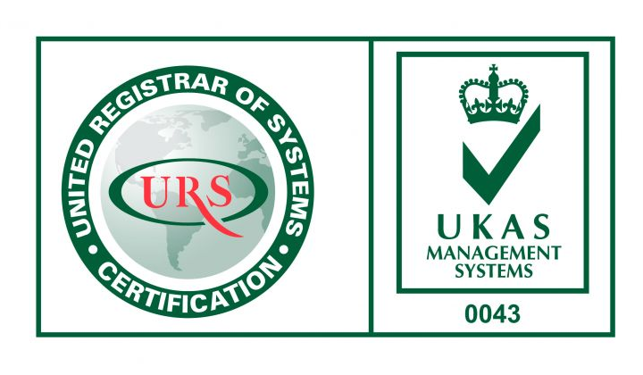 United Registrar oF Systems Green, Red and White Logo